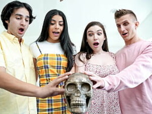 The Cursed Skull Makes the Boys Swap Their Stepsisters - Swapsister