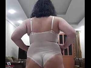 Crossdresser big ass tease