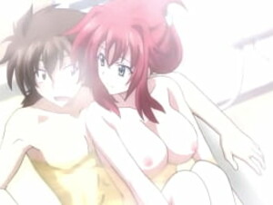 Issei, Rias and Asia have a bath together