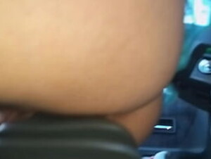 I Fucked a retro car # Gear stick riding till multiple Orgasms