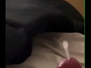 Closeup messy cumshot