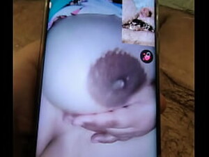 Underwater cum during bath time Video call