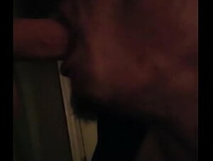 Sucking 9 inch cock