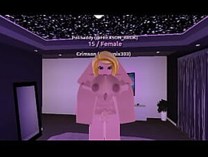 Fucking with friend blonde(roblox condo)