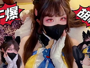 永劫无间 胡桃 Cosplay 土御门胡桃の阴阳术异世界召唤，穿越播种，奶油泡芙当场灌满