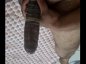 Masturbate Indian bbc using with condom