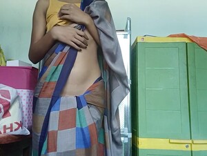 18 Years In Hot College Girl In Saree