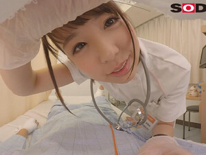 Is Your Nurse Tempting You with See-Through Panties?! 1 - Asian Uniform Handjob