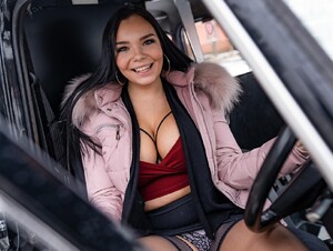 Sofia Lee & Mugur Porn in Anal Gaping On The Backseat - FakeHub