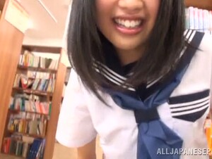 Nice Asian teen 18+ is a wild one in her school uniform