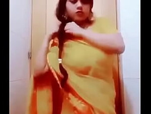 Desi Bengali GF showing her tits in school washroom