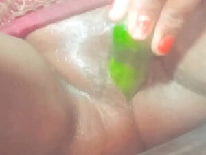 Indian village house wife Fuck by cucumber Part 1