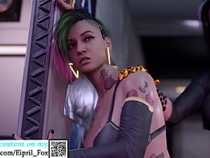 Futa Judy Alvarez was Fucked So Hard - Futanari Cyberpunk 2077 Hentai