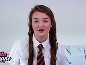 British Student Mocks Your Small Cock In This JOI